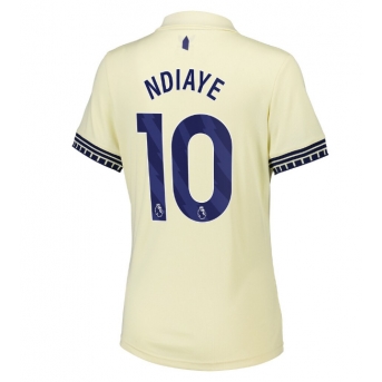 Billige Fotballdrakt Everton Iliman Ndiaye #10 Replika Bortedrakt Dame 2025-26 Kortermet